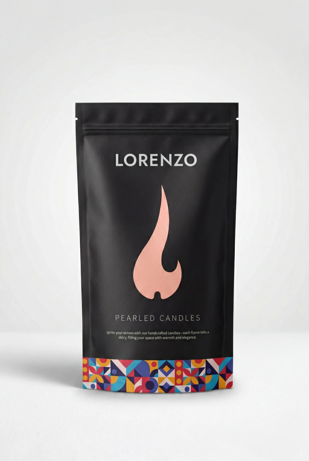 Light Orange Lorenzo Pearled Candles in Jordan