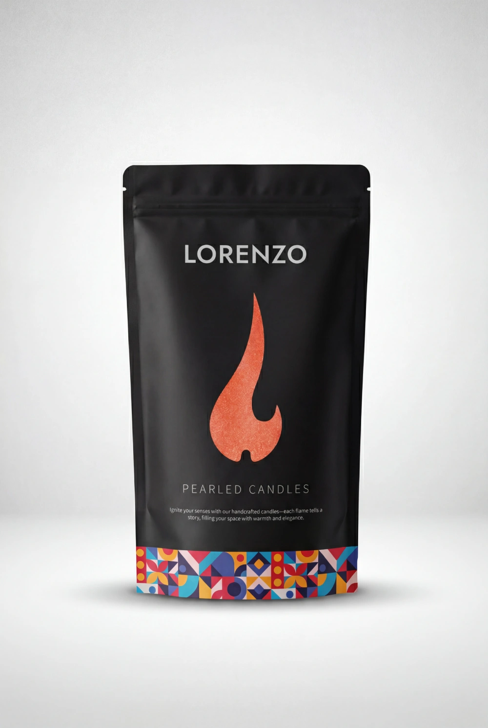 Orange Lorenzo Pearled Candles in Jordan