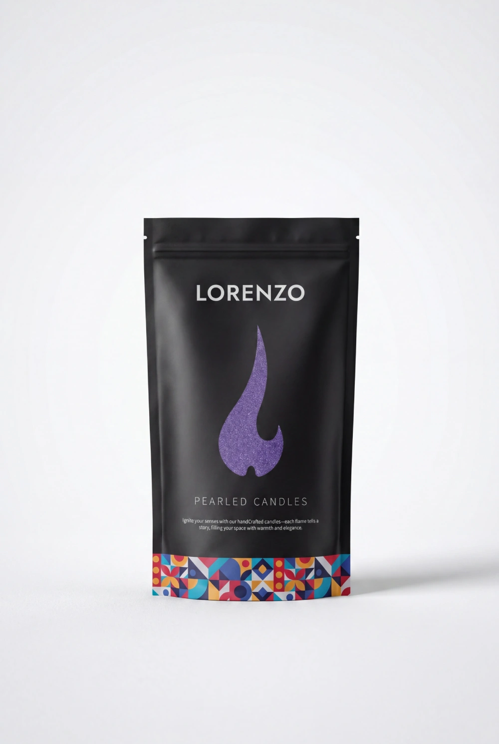 Purple Lorenzo Pearled Candles in Jordan